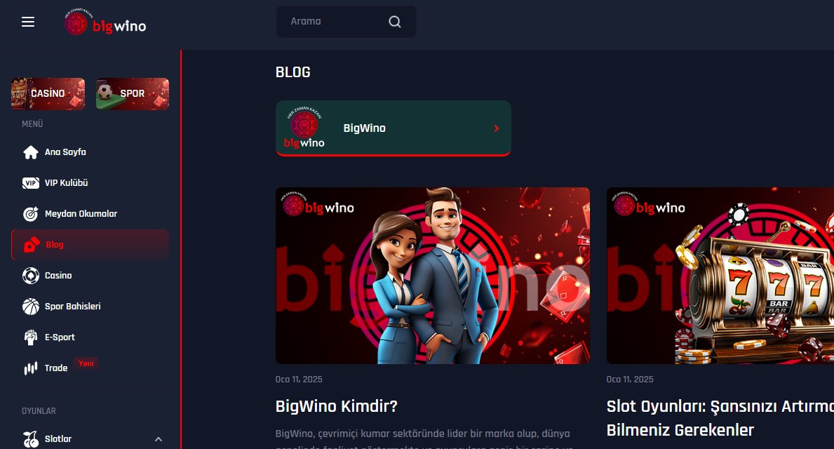 Bigwino Kayıt